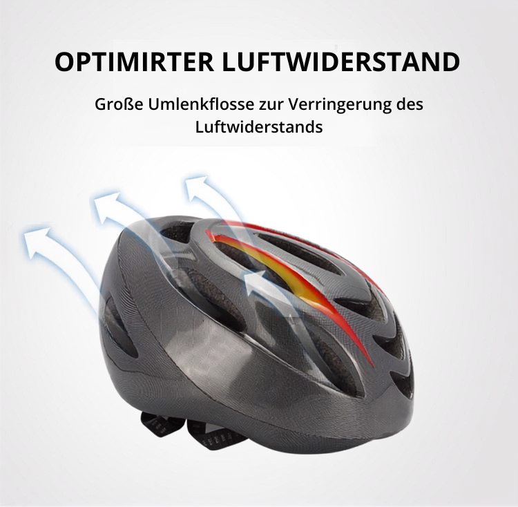 Fahrrad-/Scooter-Helm mit Licht und Blinker